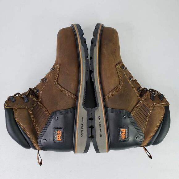 Timberland Pro Men\'s Ballast Steel Toe Ankle Boots Mocha Brown Size 11.5 W Alloy main image 7